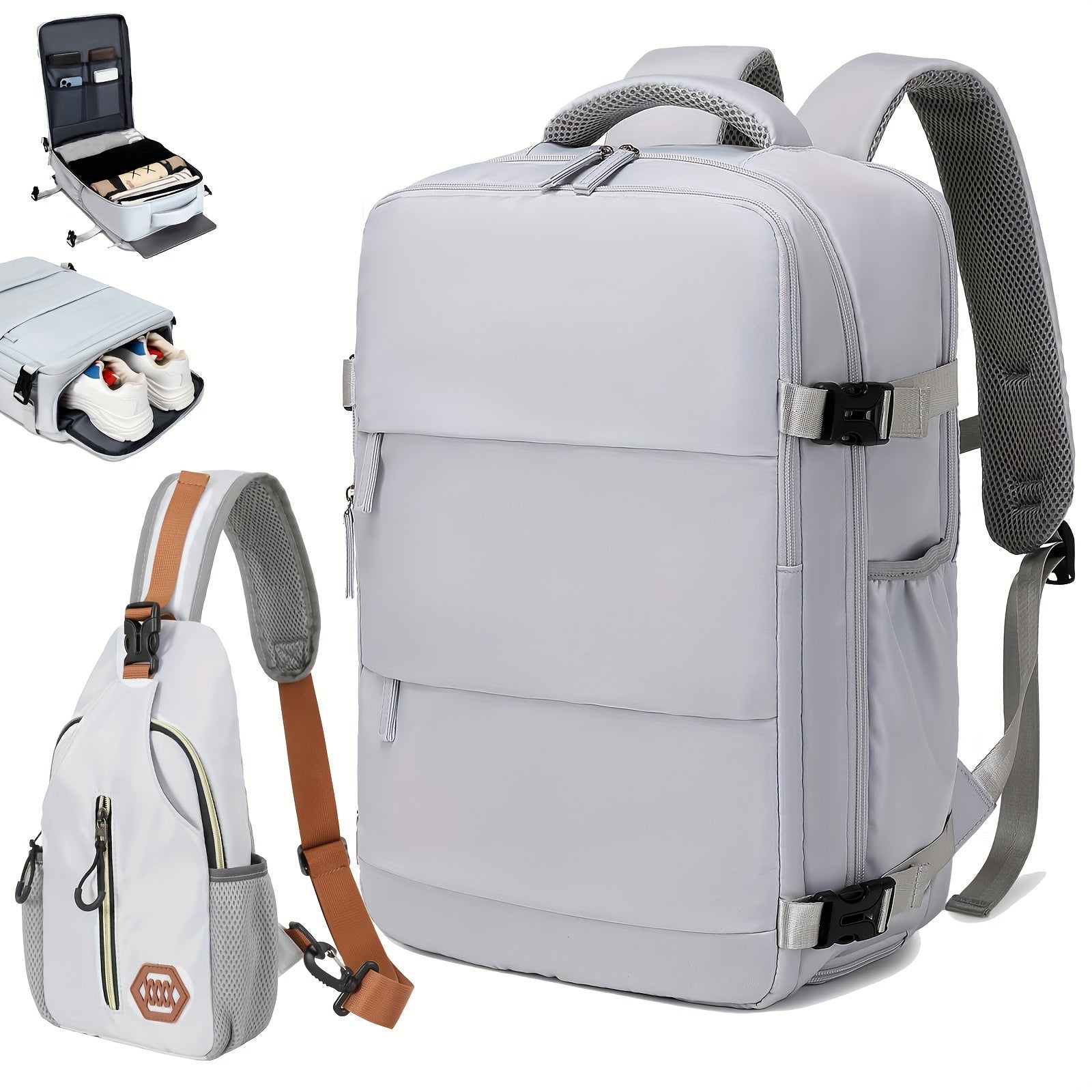 VoyageMax – Sac à Dos Grande Capacité avec Compartiment à Chaussures - Rynova