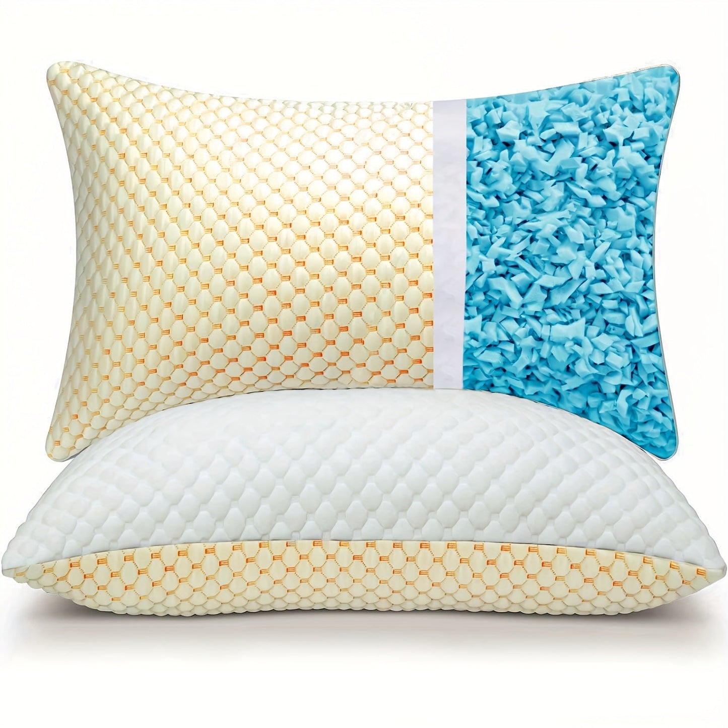 FraisCoussin - Coussin en Mousse Rafraîchissant avec Housse en Bambou Lavable - Rynova
