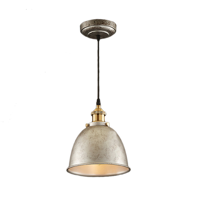 ForgeLumi - Lampe Suspendue en Fer Forgé avec Câble Noir/Rouille - Rynova