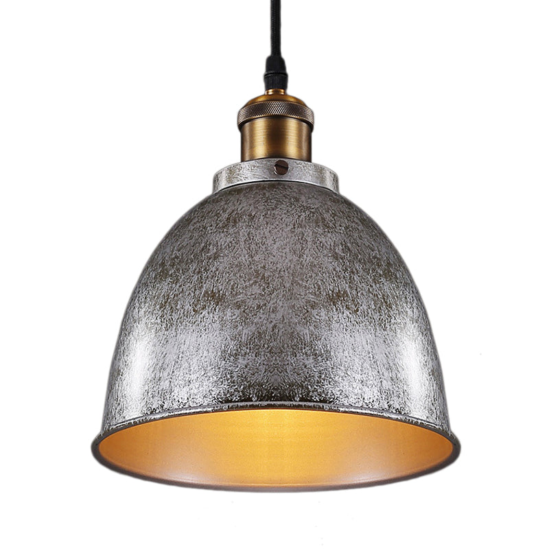 ForgeLumi - Lampe Suspendue en Fer Forgé avec Câble Noir/Rouille - Rynova