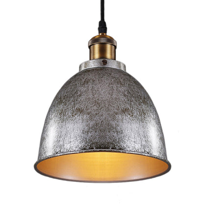 ForgeLumi - Lampe Suspendue en Fer Forgé avec Câble Noir/Rouille - Rynova