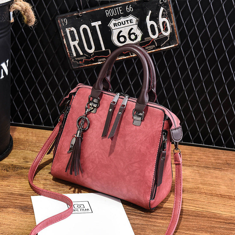 Luxe Chic - Sac à main en cuir souple pour femmes, grand modèle - Rynova