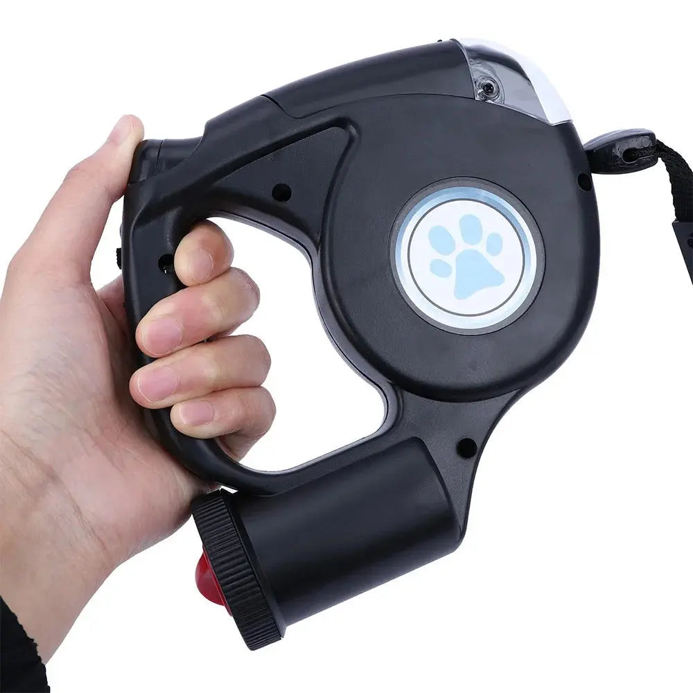 ÉclairaPaw - Laisse LED Rétractable pour Promenades Sécurisées - Rynova