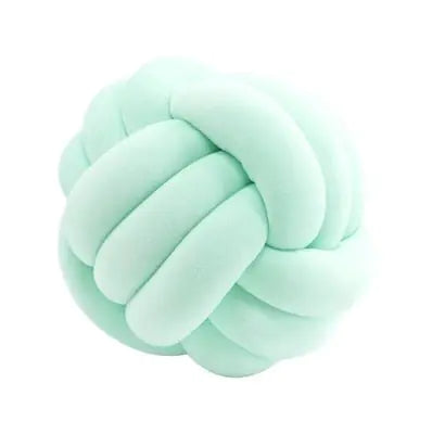 Coussin de lancer en balles nouées décoratives PlushKnot - Rynova