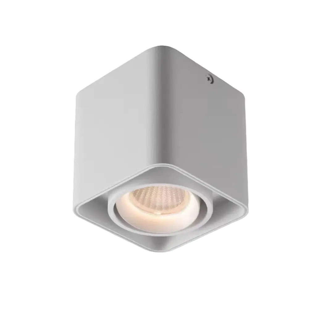 LumiFlex - Lampe de plafond carrée réglable avec éclairage LED à trois niveaux de gradation - Rynova
