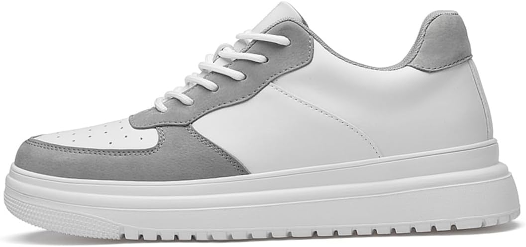HauteurMax – Baskets Élévatrices en Cuir pour Hommes - Gain de Hauteur Discret - Rynova