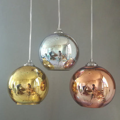 ÉclatFeu - Suspension en Verre Colorée 3D Feu d'Artifice avec Éclairage LED - Rynova