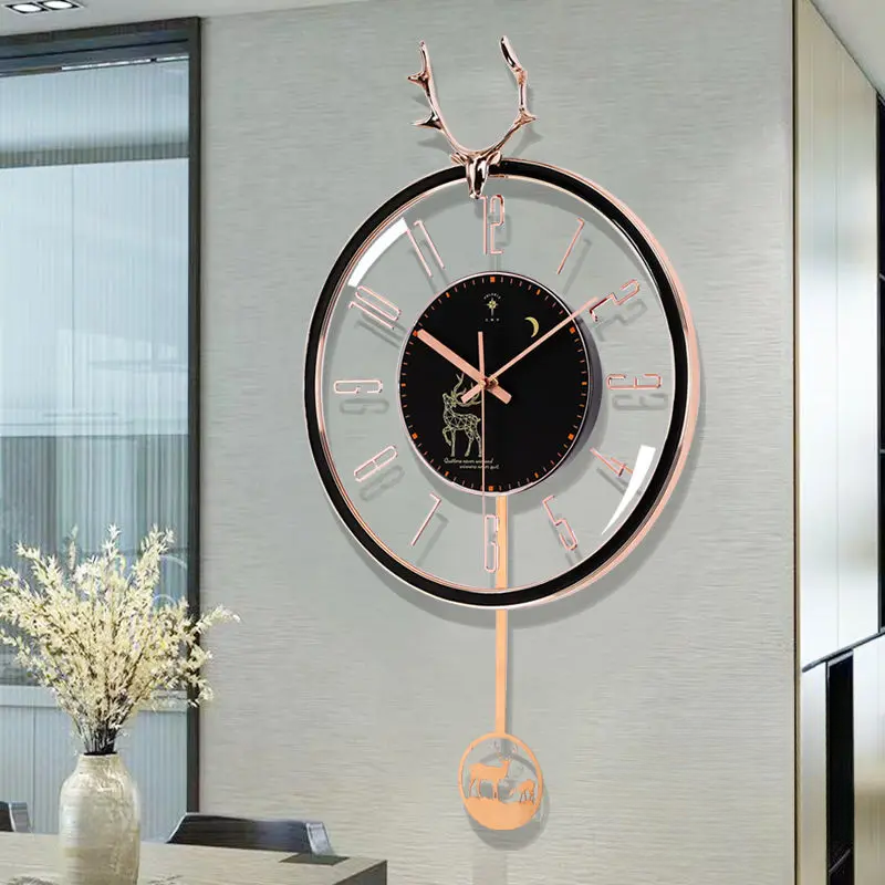 Horloge LuxeNord - Horloge Murale Silencieuse et Élégante - Rynova