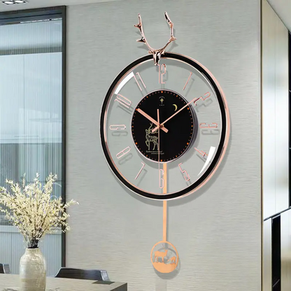 Horloge LuxeNord - Horloge Murale Silencieuse et Élégante - Rynova