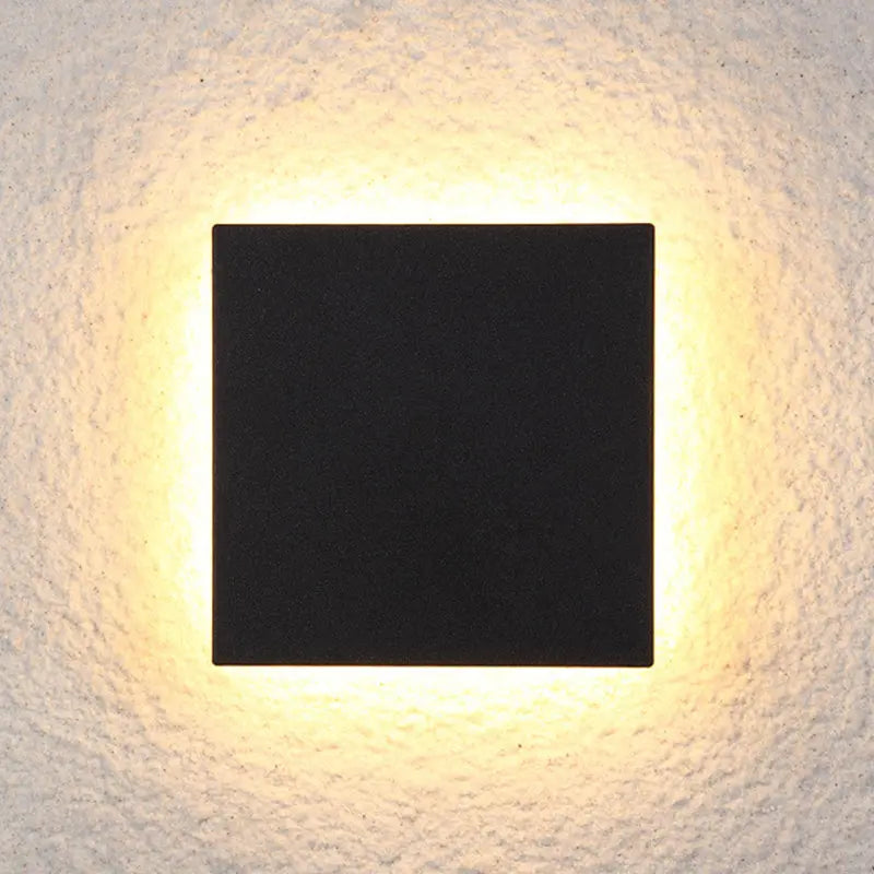 OrrLuxe - Lampe Murale LED Moderne en Métal Noir - Rynova