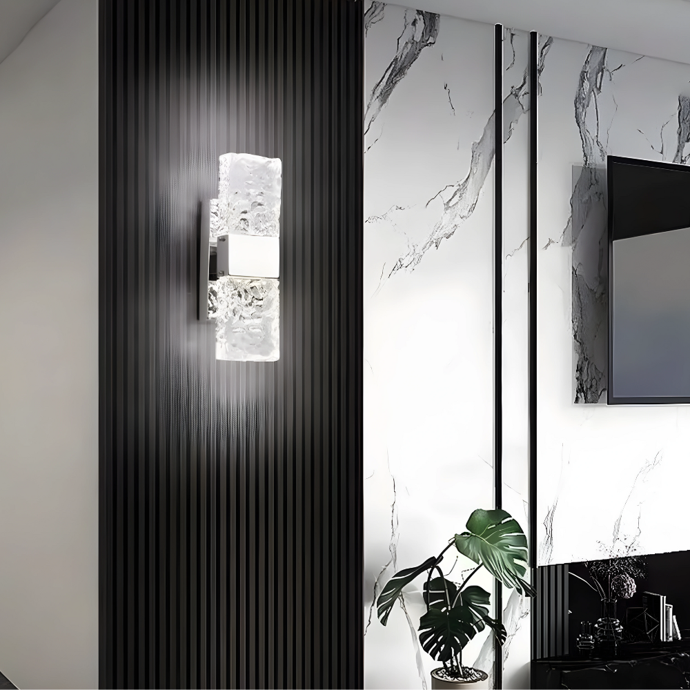LuxCristal - Lampe murale en cristal, élégance et éclat lumineux - Rynova