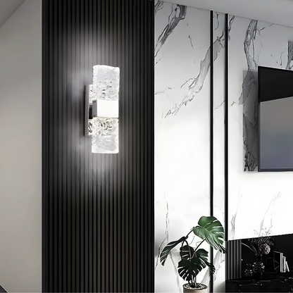 LuxCristal - Lampe murale en cristal, élégance et éclat lumineux - Rynova
