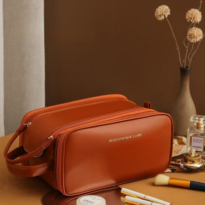 Baglia Cosmétique - Trousse de Maquillage Design à 3 Couches avec Fermeture Éclair Double et Grande Capacité - Rynova