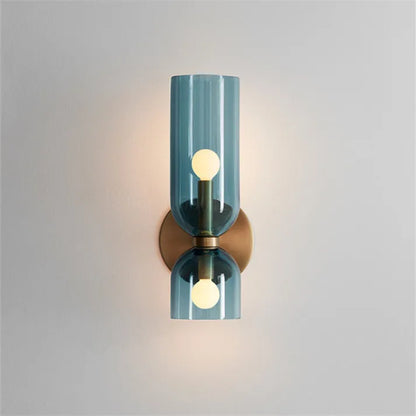 LumiVerre - Applique Murale à Double Tête en Verre - Rynova
