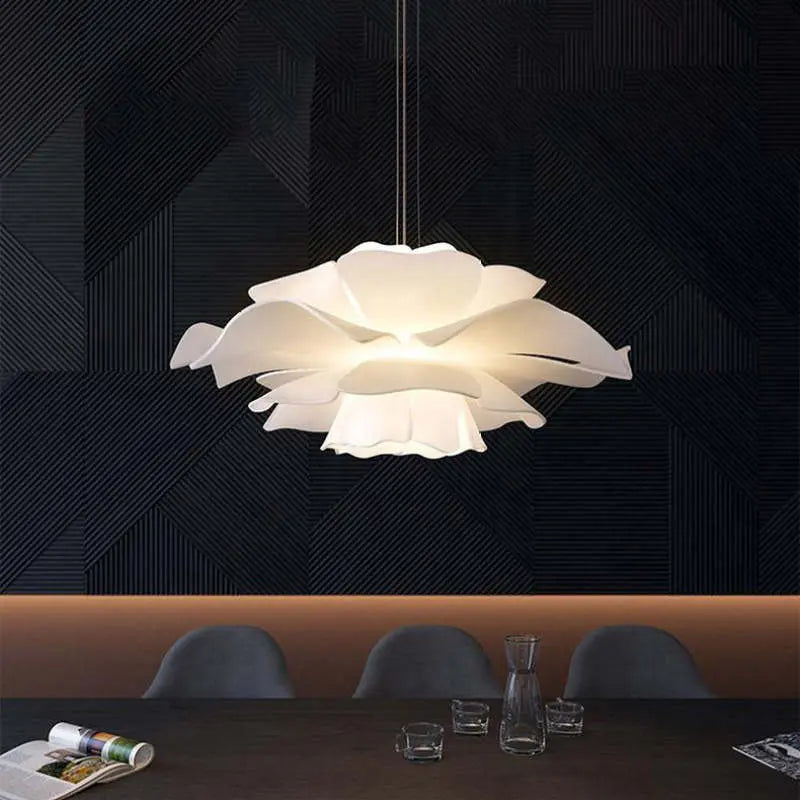 Fleuria - Applique Murale Moderne en Métal Blanc en Forme de Fleur - Rynova