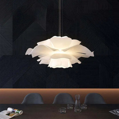 Fleuria - Applique Murale Moderne en Métal Blanc en Forme de Fleur - Rynova