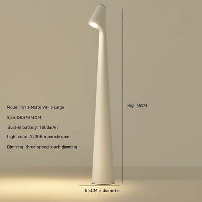 LumiMaître - Lampe de Table LED Rechargeable | Design Moderne et Fonctionnel | Éclairage Ambiant Durable - Rynova