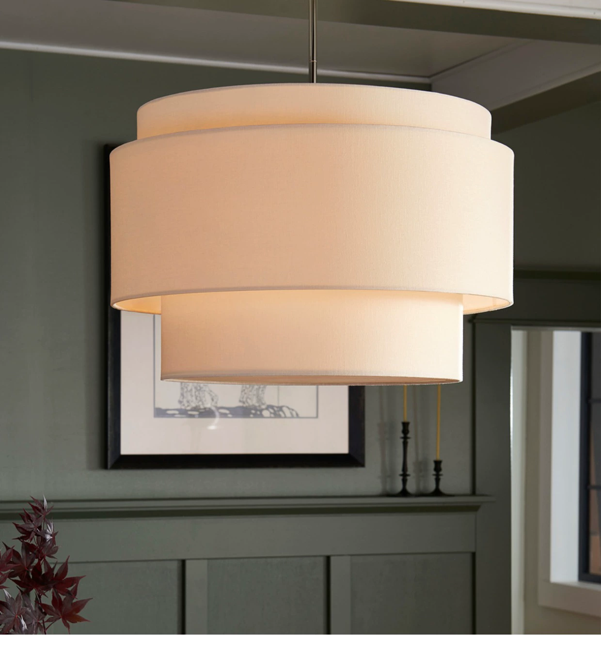 LuxeLin – Abat-jour en lin beige élégant - Rynova