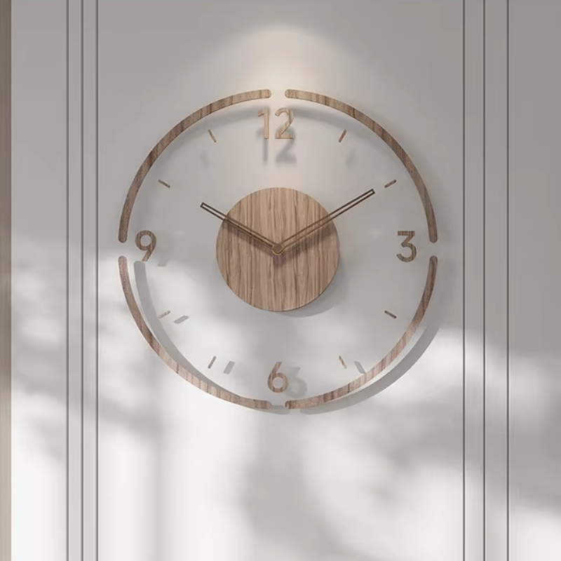ÉléganceNordique – Horloge Murale Minimaliste en Bois - Rynova