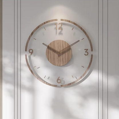 ÉléganceNordique – Horloge Murale Minimaliste en Bois - Rynova