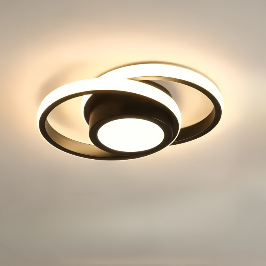 AnneauxLumière – Plafonnier LED contemporain - Rynova