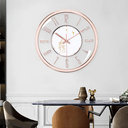 Horloge LuxeNord - Horloge Murale Silencieuse et Élégante - Rynova
