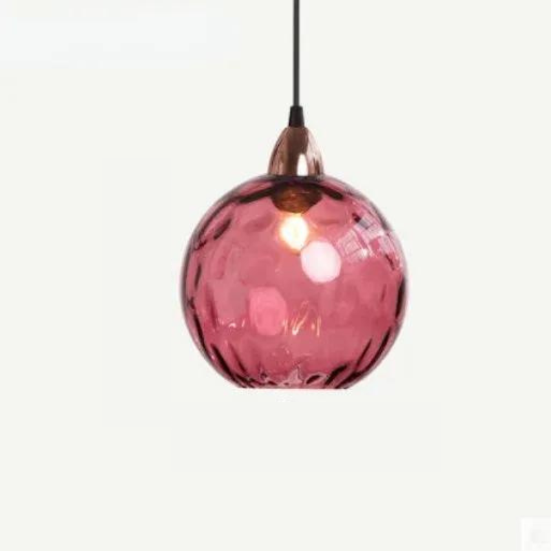 LumièreVerre – Suspension lumineuse en verre sphérique - Rynova