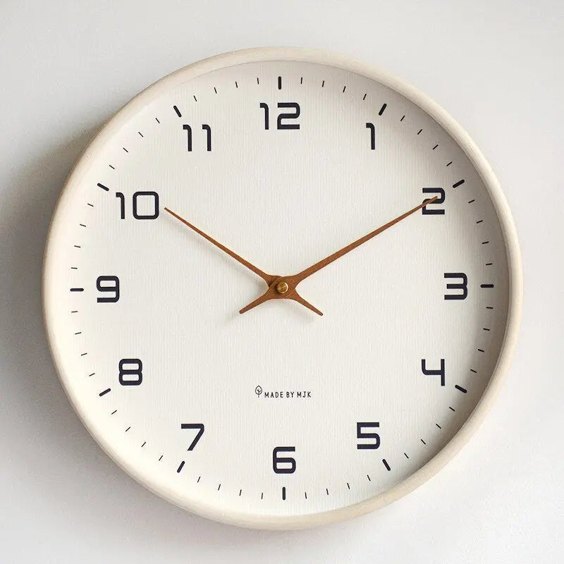 NordicTime - Horloge Murale en Bois avec Simplicité Scandinave - Rynova