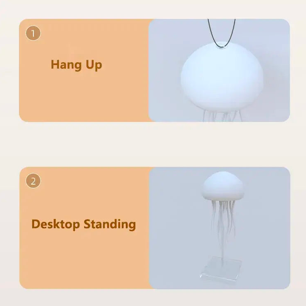 Lampe Méduse - Éclairage Ambiance Relaxant et Apaisant - Rynova