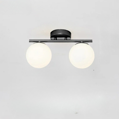 LumièreNordique - Plafonnier LED en Verre Élégant - Rynova