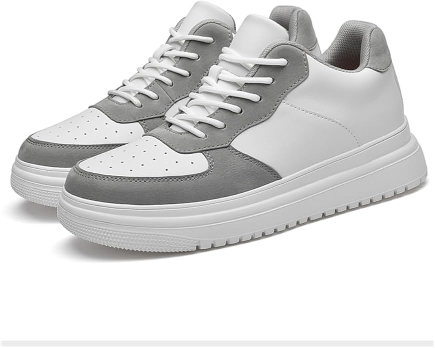 HauteurMax – Baskets Élévatrices en Cuir pour Hommes - Gain de Hauteur Discret - Rynova