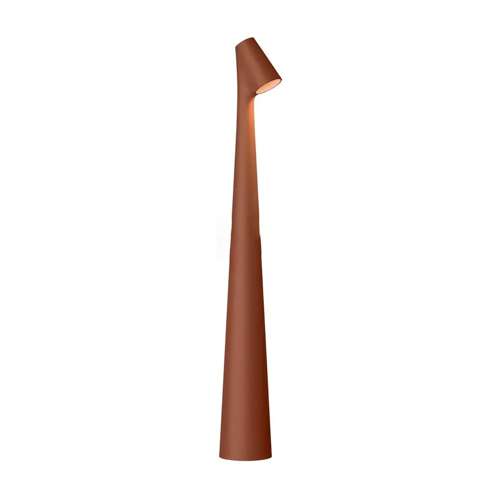 LumiFlex - Lampe de Table Conique Design avec Tête Orientable, Rechargeable USB - Rynova