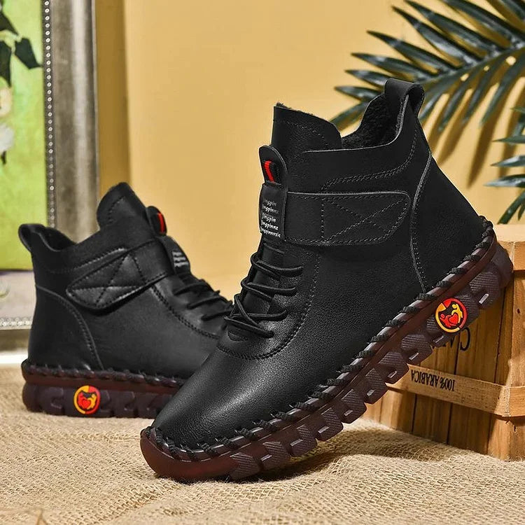 Élégance Céleste - Bottes orthopédiques en cuir pour confort et style - Rynova