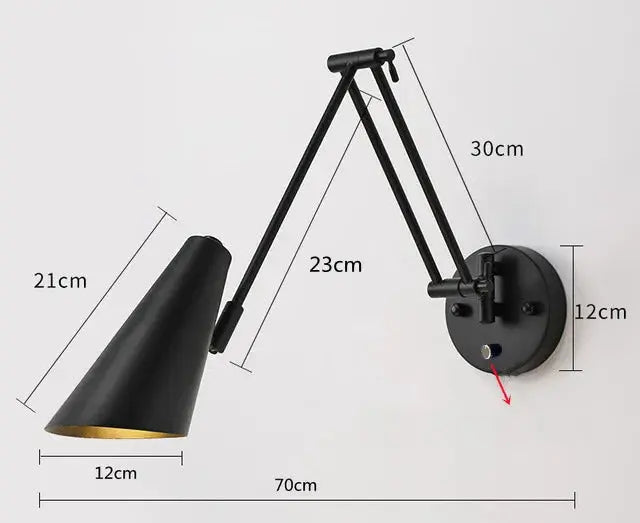 LumiÈtude - Lampe Murale LED Dimmable pour Bureau Moderne - Rynova