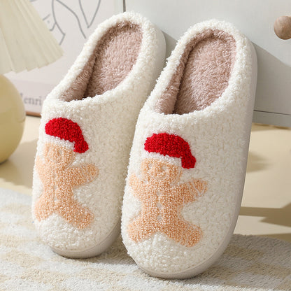 Chaleur Douillette - Chaussons en coton mignons de Noël pour couples - Rynova