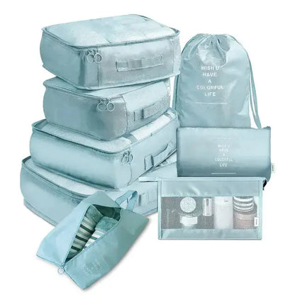 OrganisateurVoyage - Ensemble de 8 Sacs de Voyage Grande Capacité - Rynova