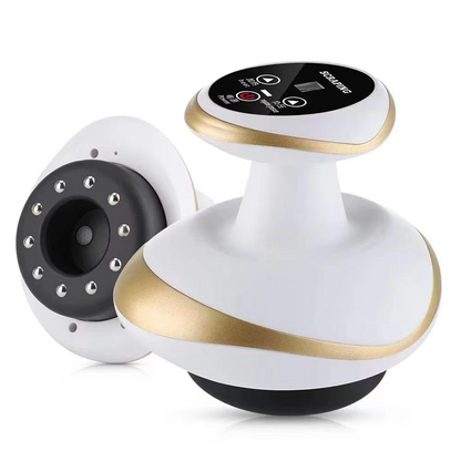 MASSAGE ÉLITE - Massager Électrique Guasha avec Ventouses Chauffantes et Anti-cellulite - Rynova
