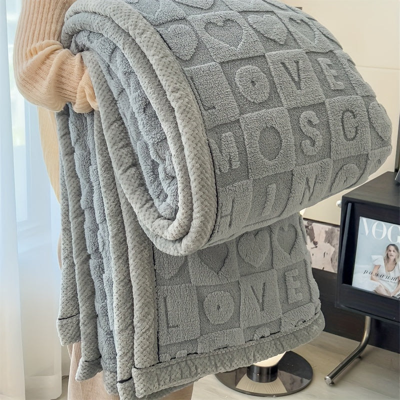 DouceurCâline - Couverture en fleece douce et chaleureuse pour toutes saisons - Rynova