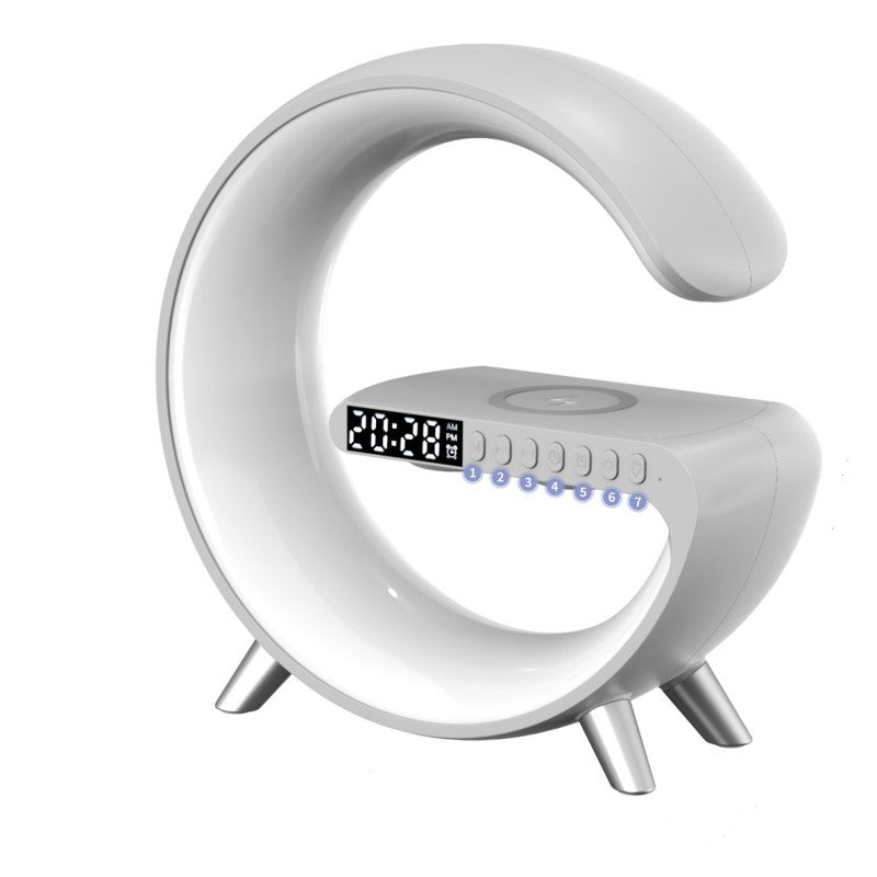 Lumière Intelligente - Lampe LED, enceinte Bluetooth et chargeur sans fil - Rynova
