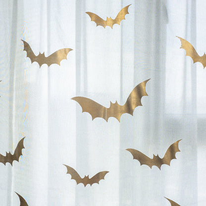 MystiTulle - Rideaux Transparants avec Motif de Chauve-Souris pour une Ambiance Envoûtante - Rynova