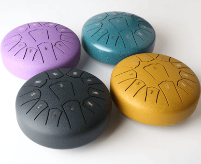 Zéphyr - Mini Tambour à Langue en Acier 6 Pouces, 11 Notes pour Yoga et Méditation - Rynova