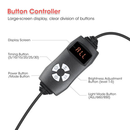 Luxora - Ceinture de thérapie par lumière LED rouge - Rynova