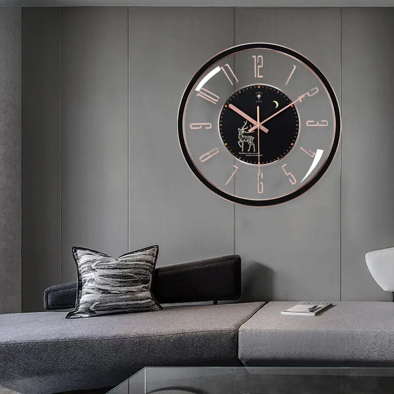 Horloge LuxeNord - Horloge Murale Silencieuse et Élégante - Rynova