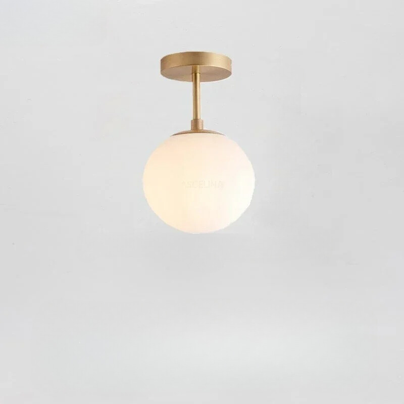 LumièreNordique - Plafonnier LED en Verre Élégant - Rynova