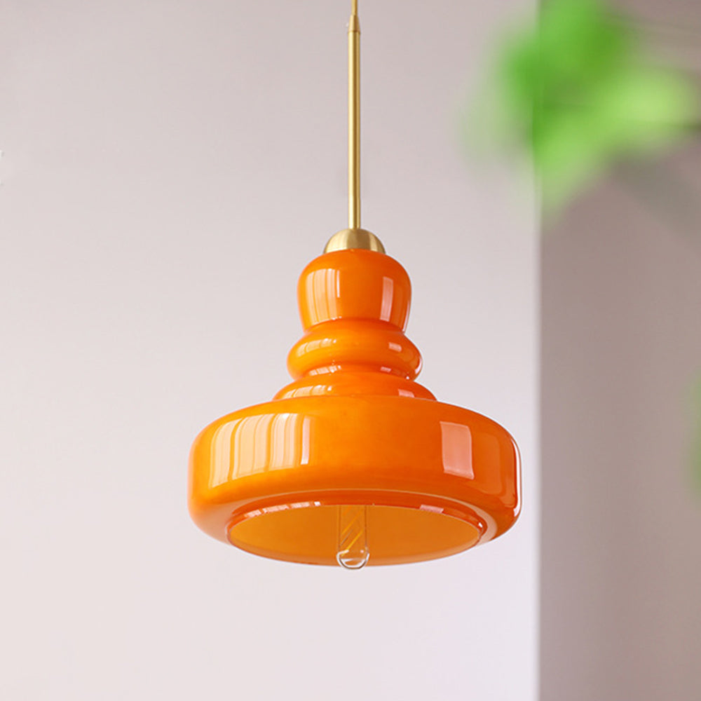 CalabaLumi – Lampe Suspendue Colorée Design en Calabash - Rynova