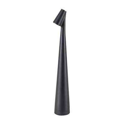 LumiFlex - Lampe de Table Conique Design avec Tête Orientable, Rechargeable USB - Rynova