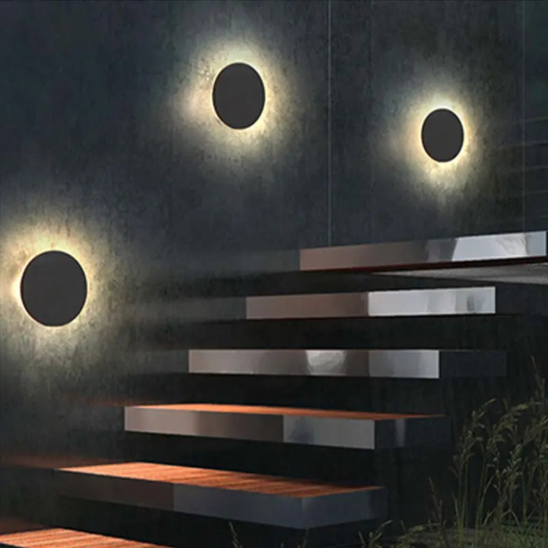 OrrLuxe - Lampe Murale LED Moderne en Métal Noir - Rynova