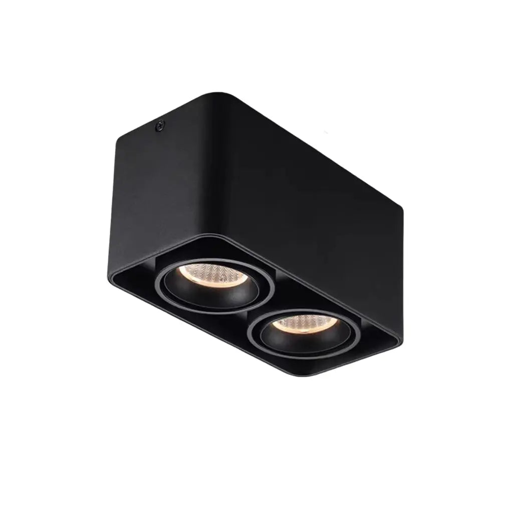 LumiCarré - Lampe de Plafond LED Carrée Ajustable avec Éclairage Dimmable en Trois Étapes - Rynova