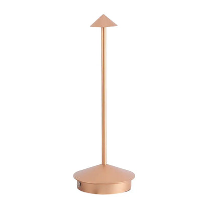 LumiGlow - Lampe de table à toucher USB en forme de champignon triangulaire avec dimmable à 3 niveaux - Rynova