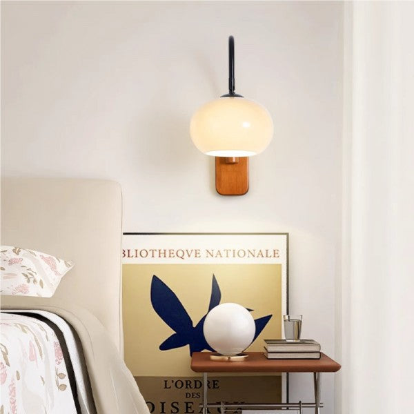 VerreStyle - Applique Murale en Verre Rotatif Design Bauhaus - Rynova
